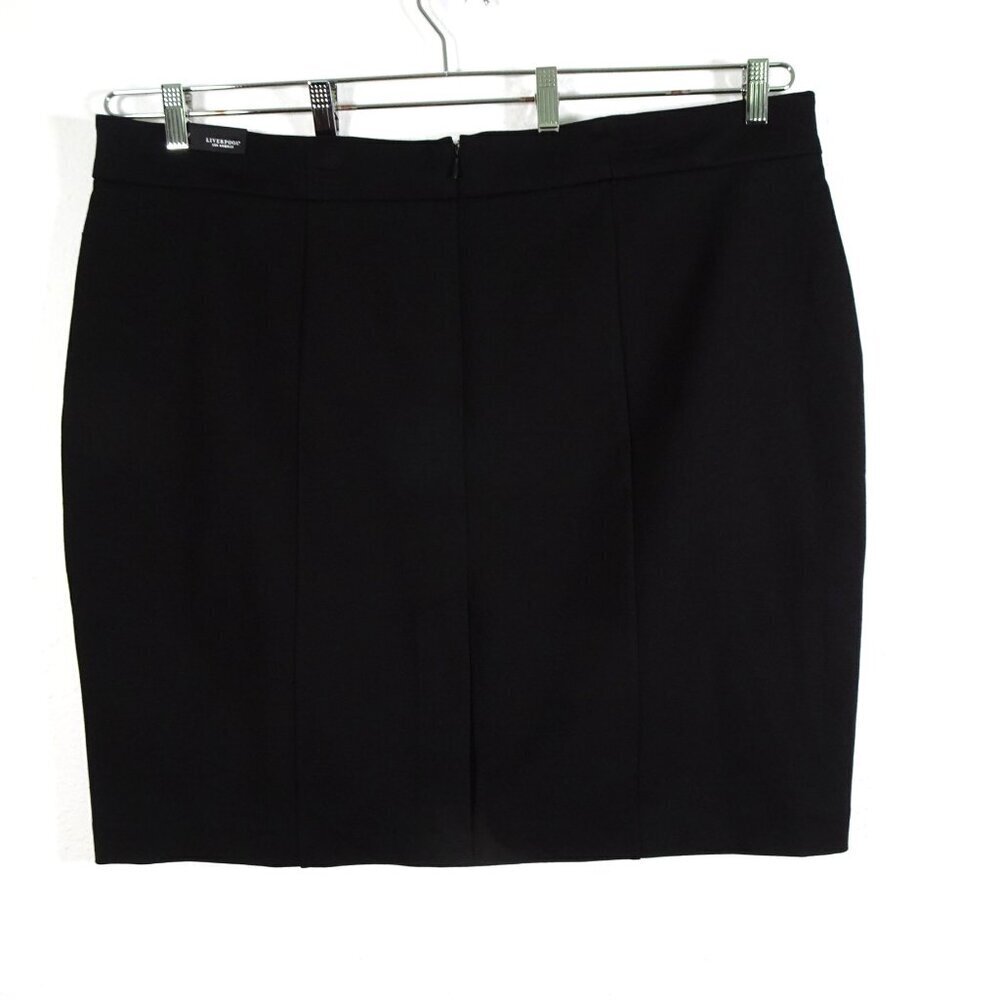 Liverpool Pencil Skirt Women's Plus Size 24W Black Short Capsule Wardrobe - Picture 4 of 12